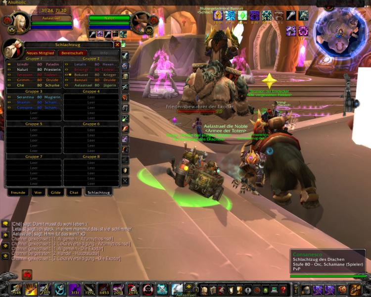 Exodar Raid mit 13 leuten