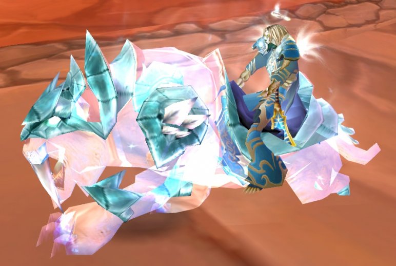 Von meinem Bro der Char 
(war mit seinem ACC kurz on) 
& Screenshot gemacht :) 

wie findet ihr das reit mount? :) 
Find des nice :D