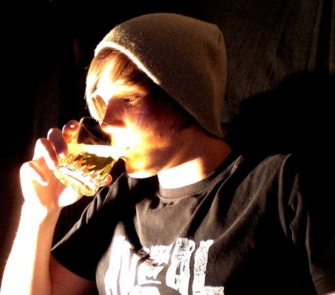 You say I drink too much
And that is a problem
But thats how it goes
When you hit rock bottom!