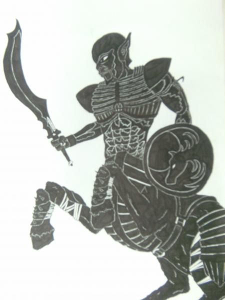 Zentaure in Schwarz