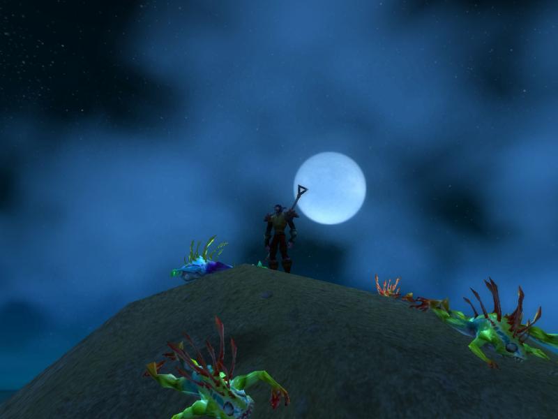 Stolz steht der Druide auf dem Hgel voller getteter Murlocs. ich wollt sie nicht tten, es war ein Unfall *heul*