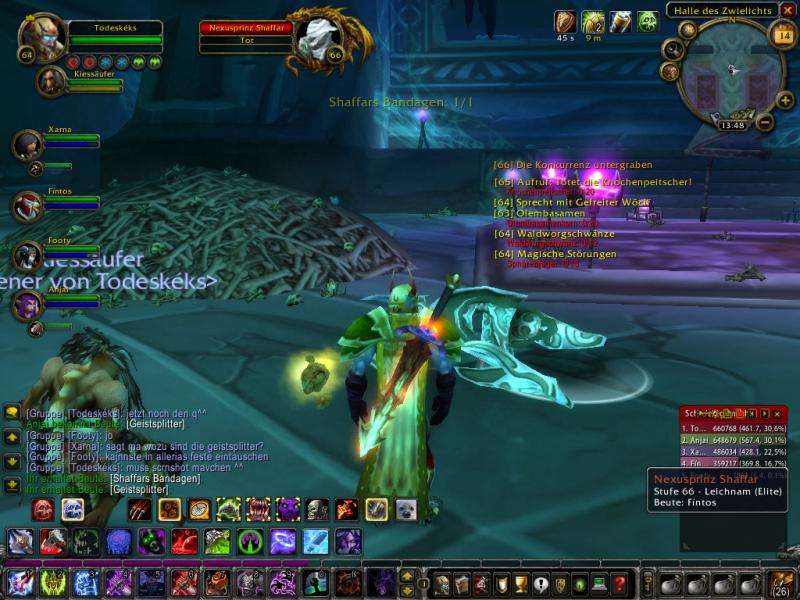 Und nochmal...grade Nexusprinz Shaffar gelegt :D