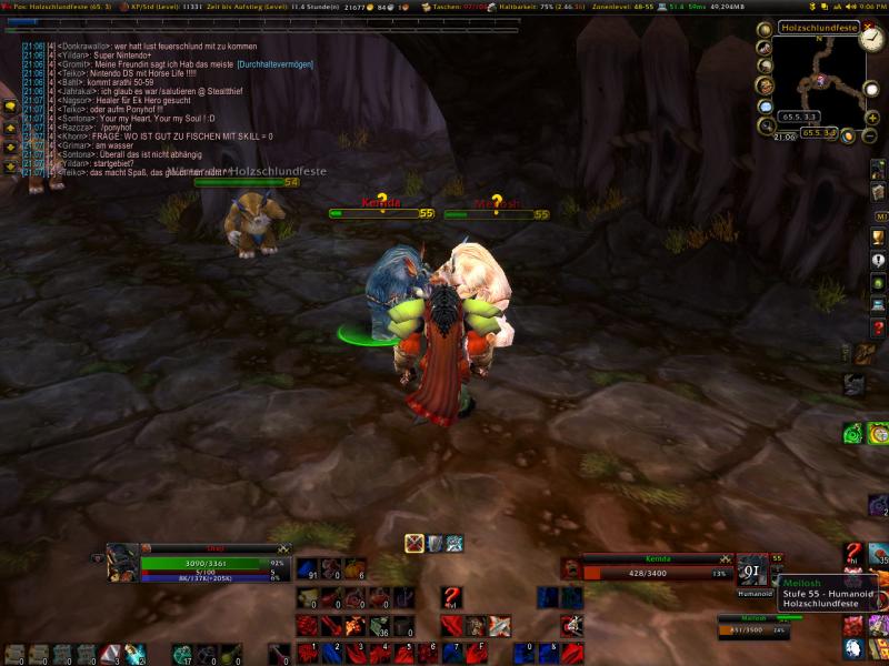 Duelle unter questgebern sind auf privatservern normal :D