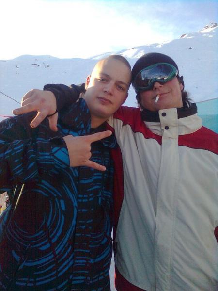 Dejan und Ich whrend unserer Boardwoche