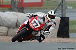 Der siebenfache Formel 1-Weltmeister und "Superbiker" Michael Schumacher bei der IDM 2008 am Sachsenring
