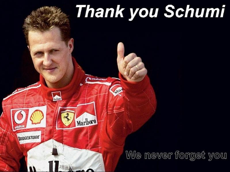 Dies ist eigentlich ein Wallpaper, welchen ich selbst erstellt habe, nach dem Rcktritt von Michael Schumacher. Ich bin Schumi-Fan seit seine Karriere angefangen hat, weshalb ich heute noch ein Bisschen dem besten Rennfahrer allerzeiten hinterhertrauere. Die Formel 1 ist einfach nicht mehr das Selbe ohni Schumi.