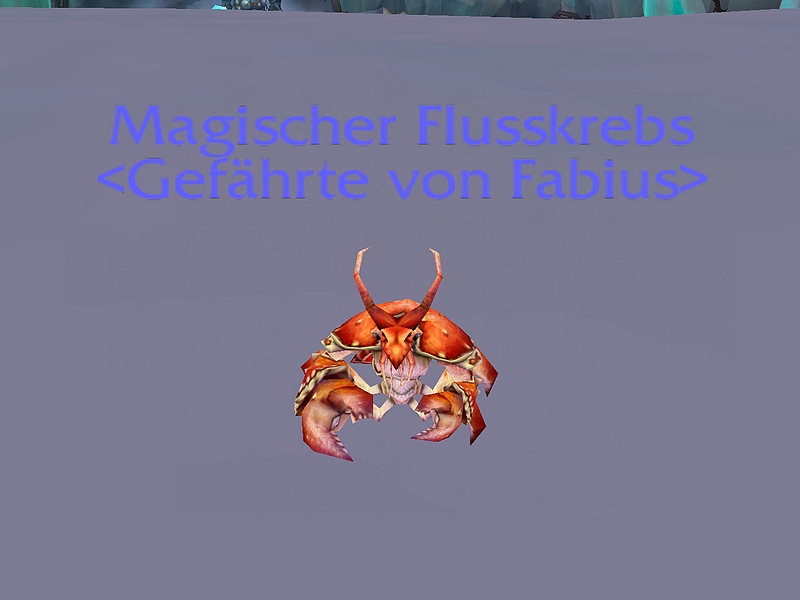 Mein Gefhrte Magischer Flusskrebs, welchen ich von Dr. Zwicky habe.