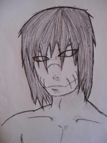 Und wieder mal Kakuzu...
Es macht verdammt viel spa ihn zu malen ^^ vorallem ohne die Maske die er stndig trgt...finde ohne sieht er besser aus ._.