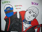 Die Zombie-Twins auch bekannt als Hidan und Kakuzu ;D