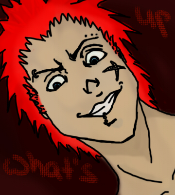 "What's up!?" Mein OC Ray ;P von einem meiner Mangas die ich in meiner Freizeit zeichne
brigenz mein erstes Bild das ich mit "SAI" gemacht habe ;D habe leider kein Grafik Tablet musste es also mit der Maus machen v.v

PS: Ray isn ziemlicher Psycho was man vllt auch an seinem Ausdruck erkennt xD