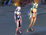 Tamara(links),ihre schwester sabrina(rechts)