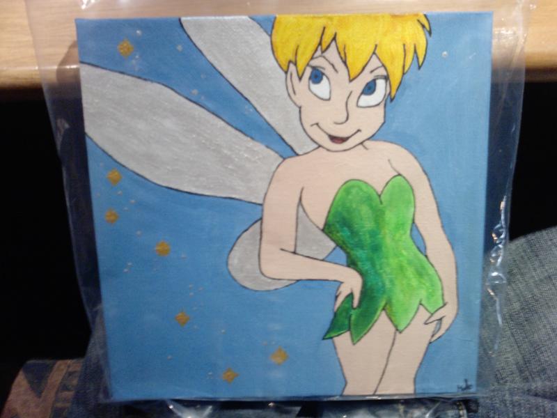 Tinkerbell in ihrer ganzen fertigen Pracht , mal wieder ein Geschenk :)