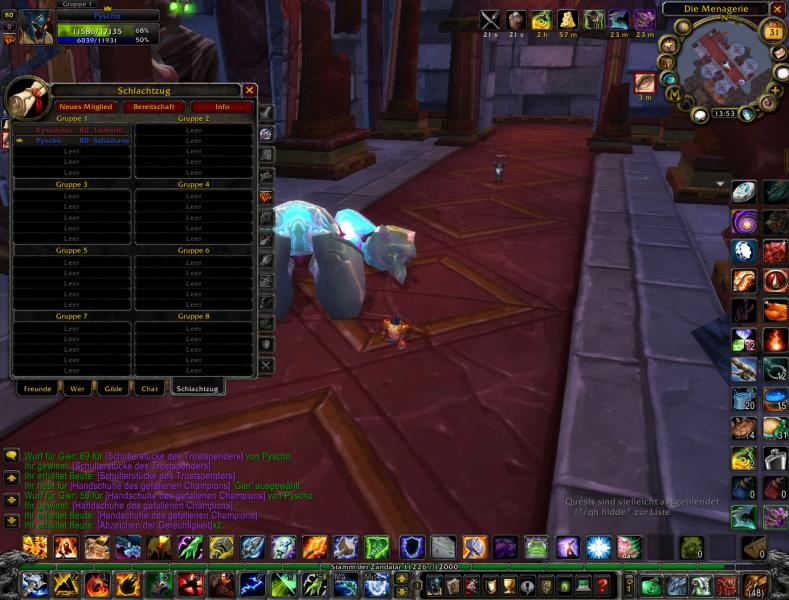 Icedk und Meleeschamane rocken Karazhan zu 2 !!! Clearrun natrlich , das war ma geil und interessant , htte nicht gedacht das wirs schaffen :D