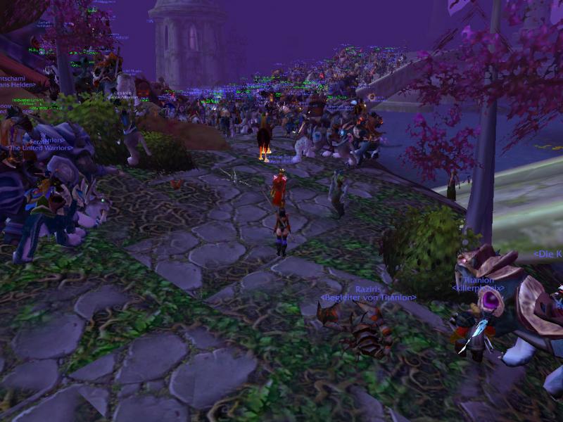 die hordies in darnasus und die allies wuten es^^