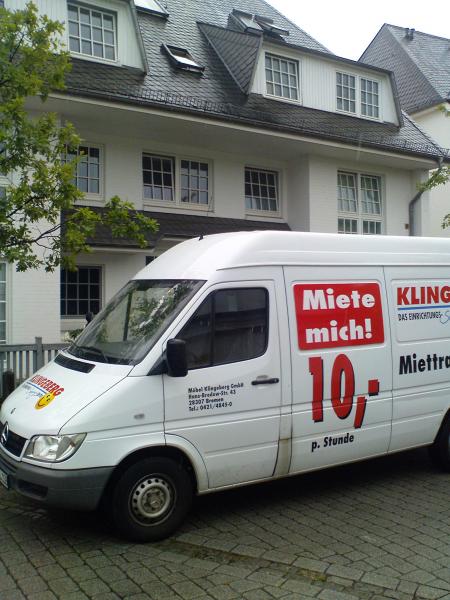 Die Sofas und andere Möbel hab hat mein Cabrio dann aber doch nicht schlucken können. So ein Transporter ist aber auch mal eine ganz lustige Erfahrung :-)!