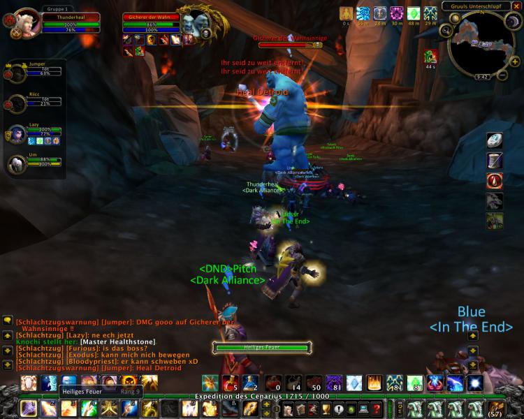 Wieder mit Thunderheal auf Frostwolf in Gruuls Unterschlupf (-: Das war Geil (-;