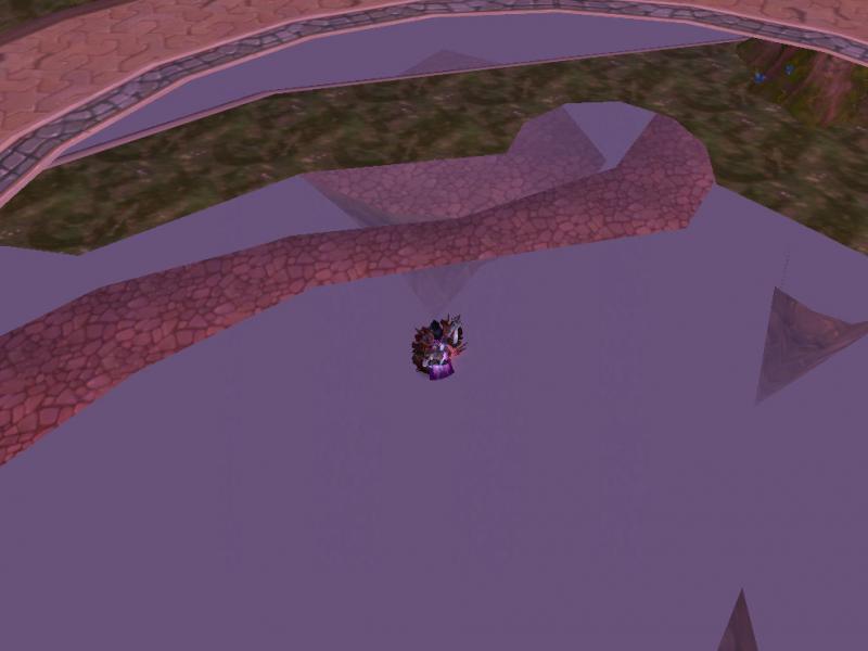 Und so sieht Dalaran nach dem Landen aus, wobei ich auch Blackrock spiele einen der ltesten Server und es in Dalaran doch immer selbst fr die mit 16.000er Leitung stark ruckelt.