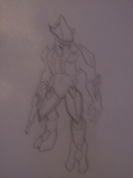 Eine Elite
Eine Figur aus dem Ego-Shooter Halo 2