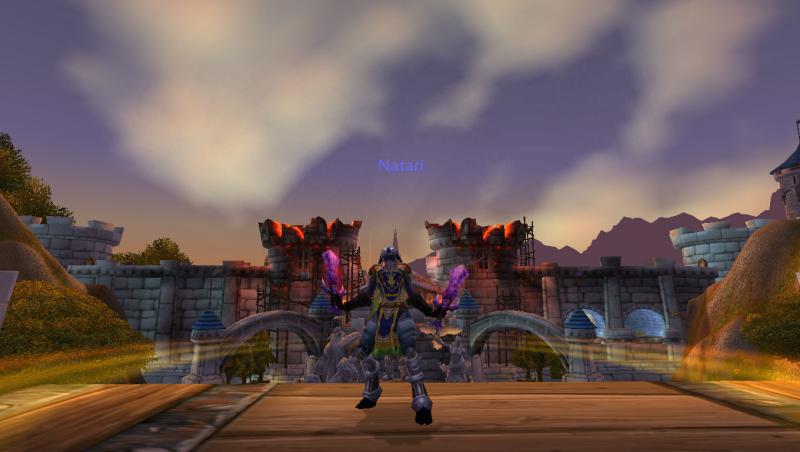 Mein Bank Charakter :P ein Todesritter der  aus langeweile irgenwie im level zunimmt :p