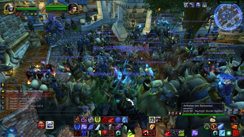 Catalysum  Countdown :D es gab ein grosses Feuerwerk von den Spielern auf Sen jin in SW ;)