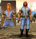 CHuck norris kommt ohne Erweiterungen auf lvl 80 :D:D