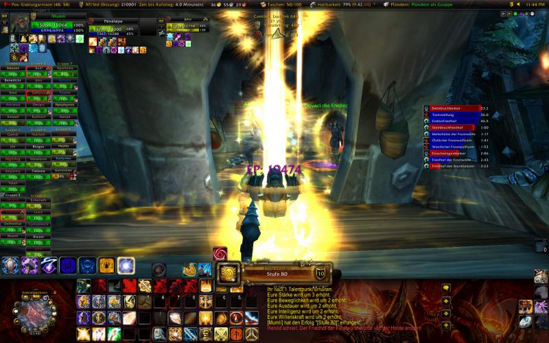 yeah 80 geworden beim turm deffen in alterac