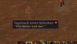 Schurkentagebuch - kann der Schurke nicht schreiben? Gibt es nichts, was er hineinschreiben knnte? Was ist los mit den Schurken? ;-)