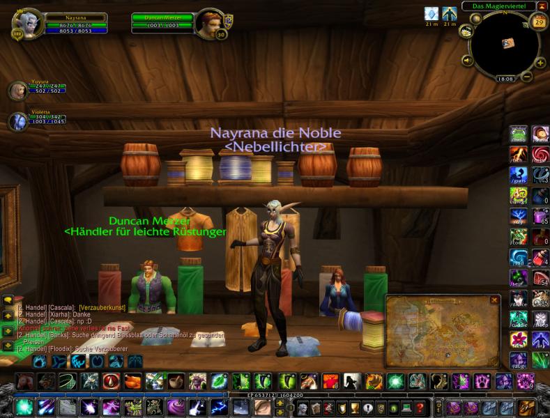 ich ohne rssi in DARNASSUS Fan - Shirt ^^
mit lvl75 :p