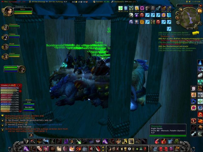 Vor Donnerfels... 7 MAL Eisigepfade...  0 ... Ich seh da nirgens Wasser geschweige denn ne Pftze... nunja, dass ist das einzig ntzliche bei Dks :D ;)