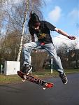Fehlgeschlagender "Kick Flip"