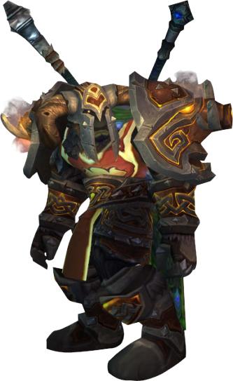 Orc Warrior1 cutout by Crank
