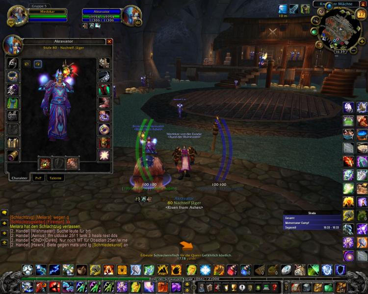 Dalaran im Mage T2 Style so sieht man das Hunter selbst Mage T2 als mensch tragen knnen obwohl sie eig. N811 sind xD