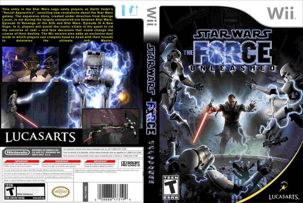 Star Wars The Force Unleashed Front Cover 13544