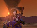 Auf diesem Bild ist sie noch einmal in Silithus zu sehen, ich nenne das Bild immer "die Sensenfrau"
