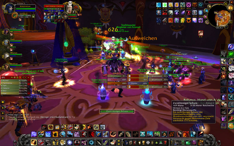 Erster Horde-Raid nach Einfhrung des Achievement-System mit lvl 70 :)