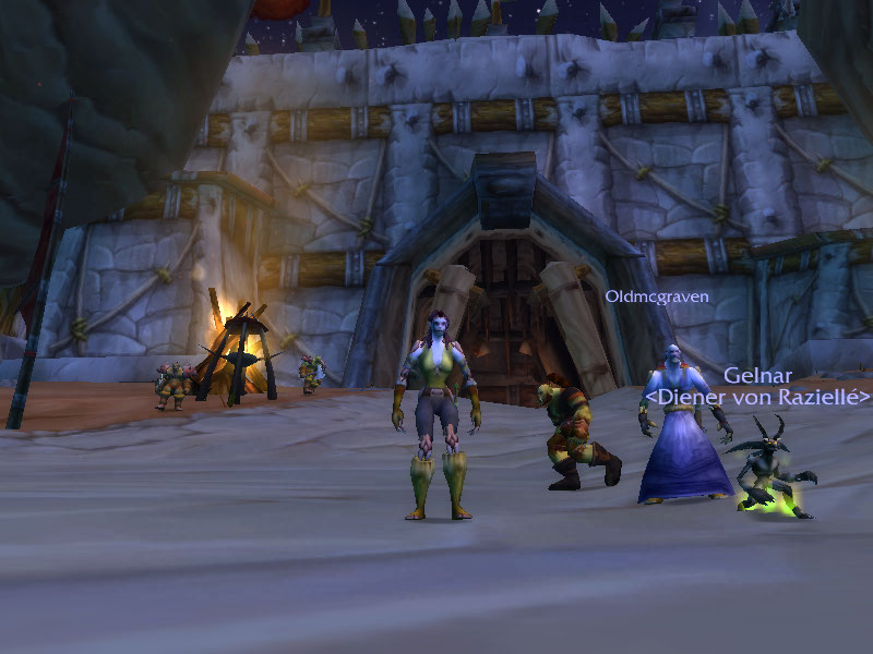 Raziell mit OldMcGraven in OG..erste besichtigung^^