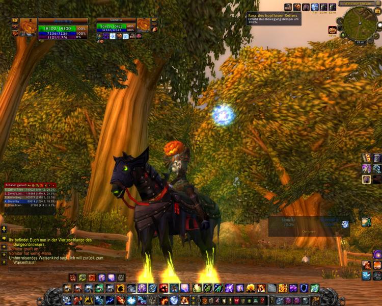 Hmm.. einfach nur Glck beim ersten Versuch das Mount zu bekommen, oder die Dropchance extrem runtergesetzt.. ? :) Trotzdem wars leider mit meinem Twink >_>