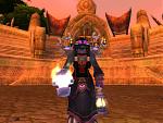 Ich mit meiner Kuh in Schlingendorntal in der Arena (19 PvP Char)Hab nach langer Arbeit das tolle Schmuckstck bekommen :D 
Gromeister der Arena...