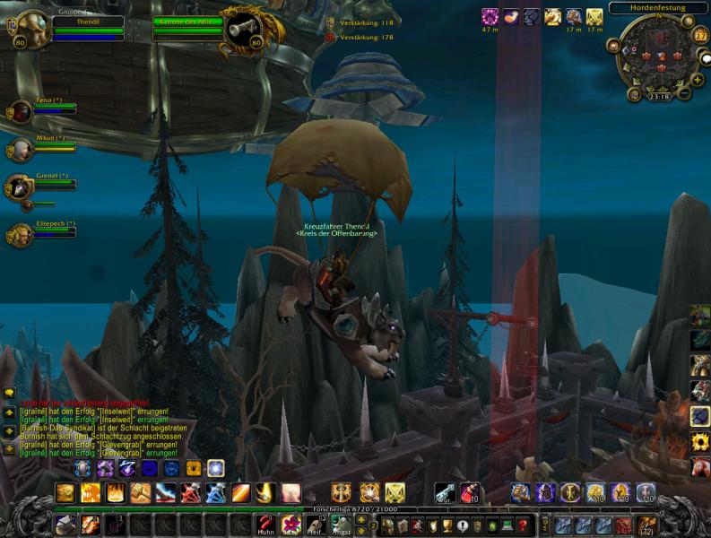 einfach mal mit dem Tier Horde besuchen von Oben ^^