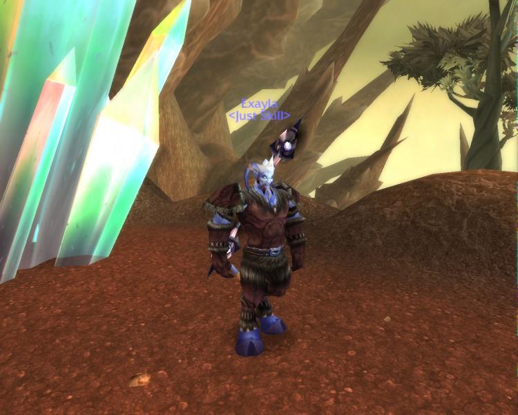Und Exayla als Draenei Mnnlich, jaa Ich mache auch von jeder Sache Screens :D