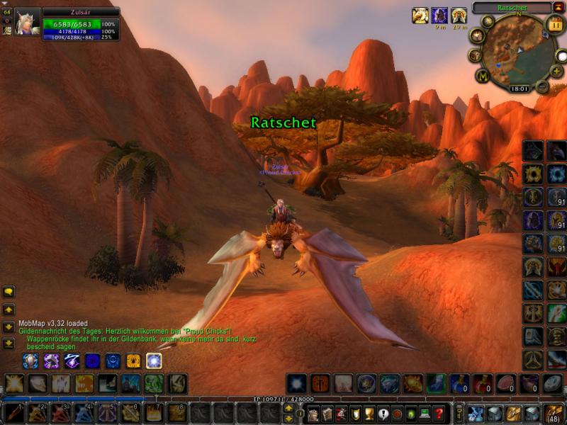 Jaja das ist Mein Charakter Zulsr . Aber er war zur dieser Zeit nicht auf lvl 80^^ erst in 3 Wochen